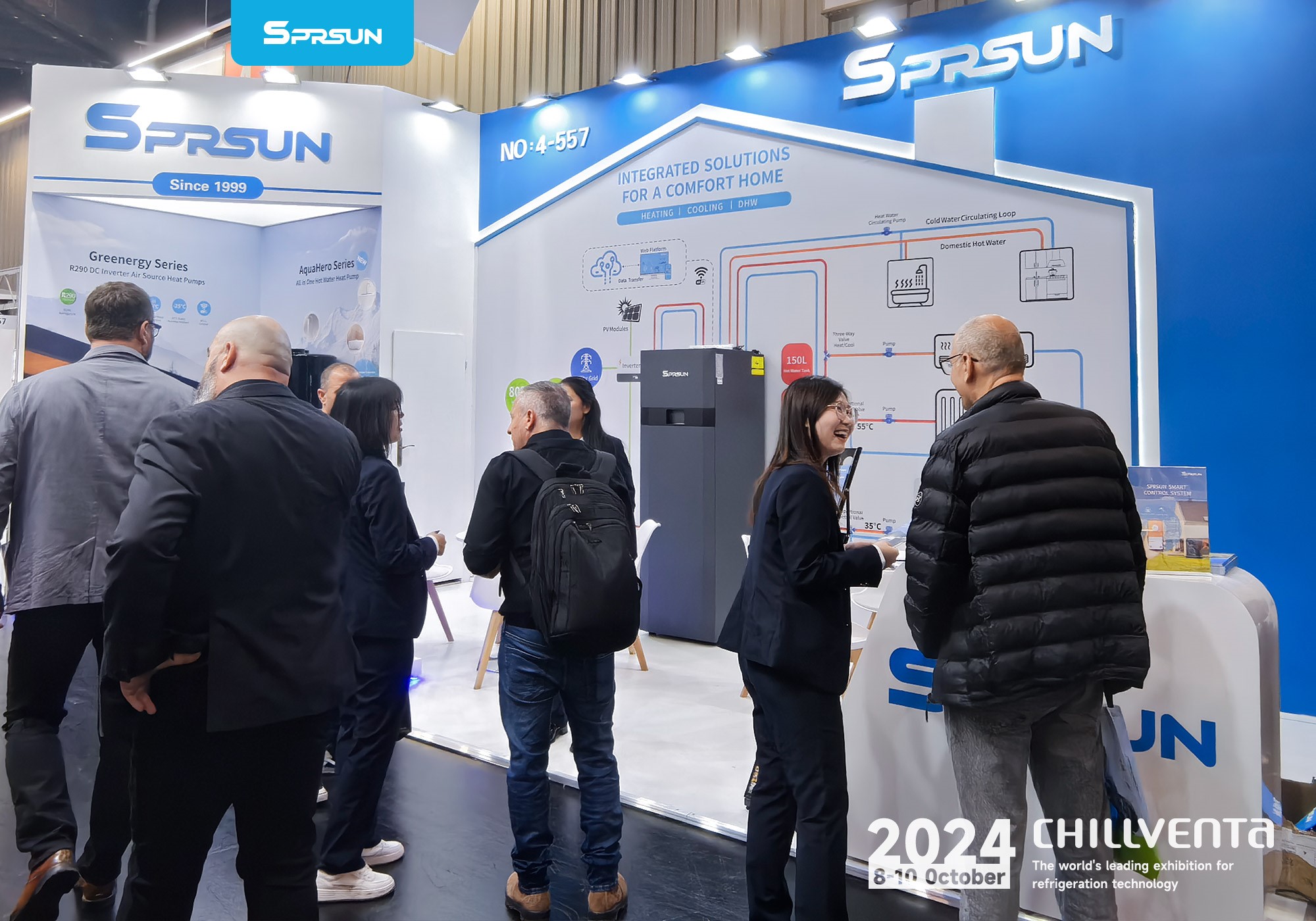 SPRSUN ficou emocionado em comemorar a conclus&atilde;o bem-sucedida do Chillventa 2024!