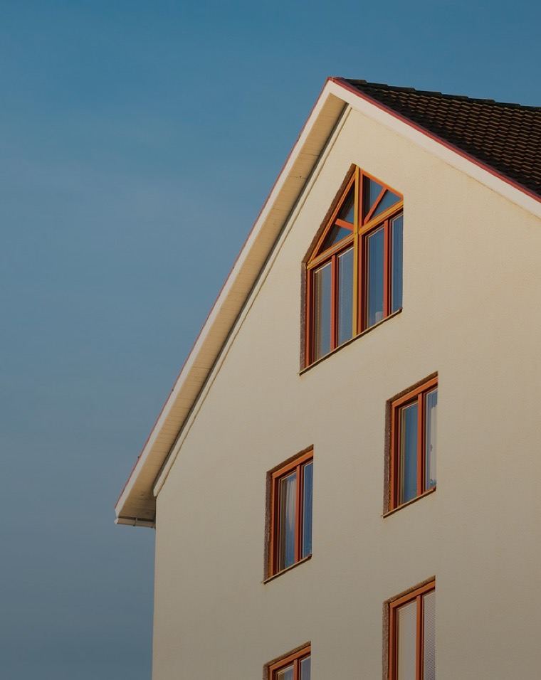 Casa com estrutura de estrutura