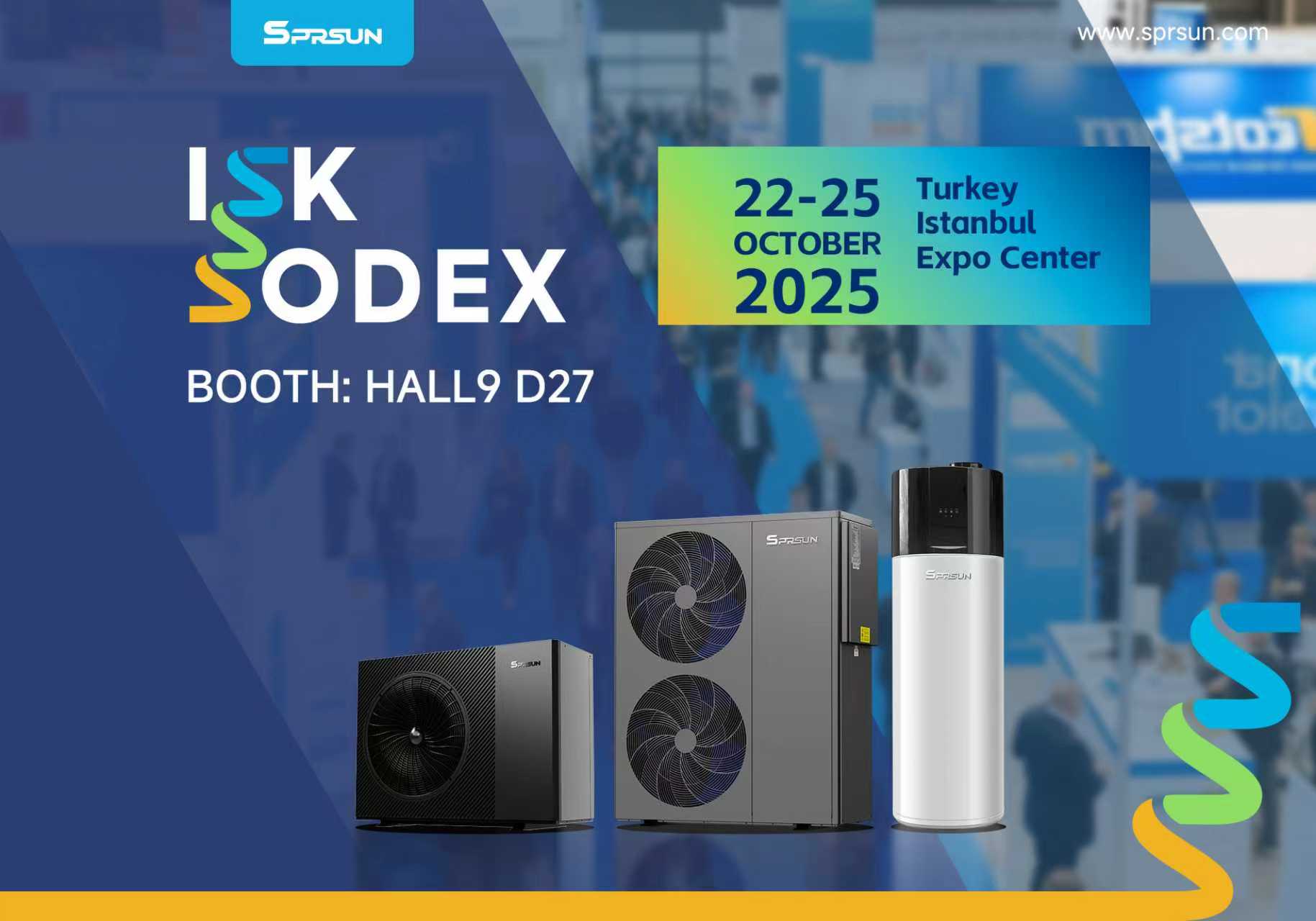 Join Us at ISK-SODEX 2025: SPRSUN's DC Inverter Heat Pumps Redefine Energy Efficiency