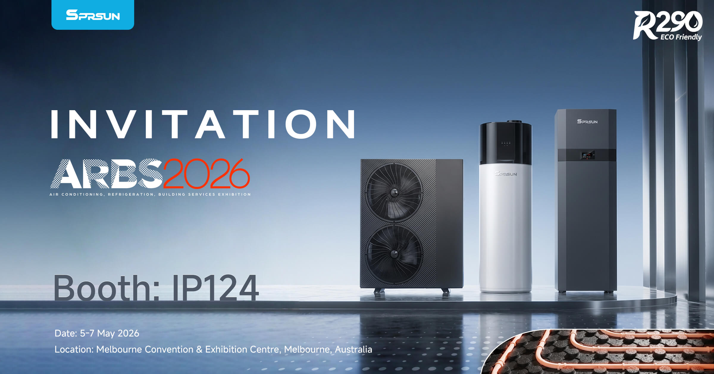 SPRSUN ARBS 2026'ya Gidiyor — Melbourne, Avustralya'da Bize Katılın！