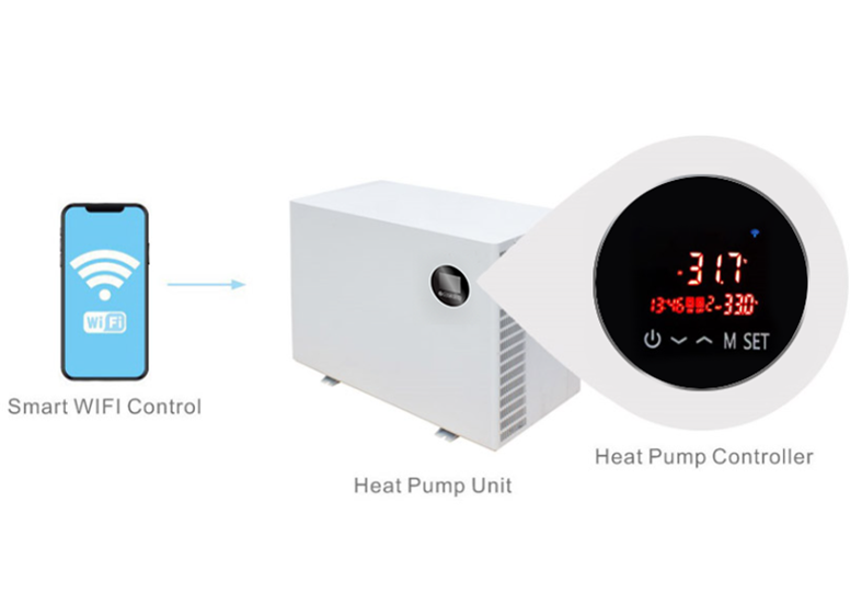 Ocean Serisi - 6.5KW-39KW R32 Y&uuml;zme Havuzları i&ccedil;in Inverter Hava Kaynaklı Isı Pompası