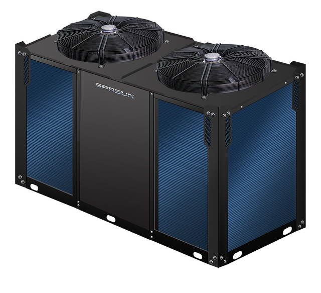 80KW 100KW 120KW Enerji Tasarruflu Havadan Suya Y&uuml;zme Havuzu Isı Pompası Isıtıcı