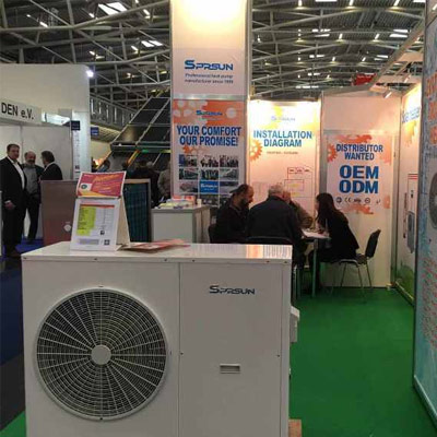 Novas bombas de calor inversoras SPRSUN EVI atraem aten&ccedil;&atilde;o na Intersolar 2019