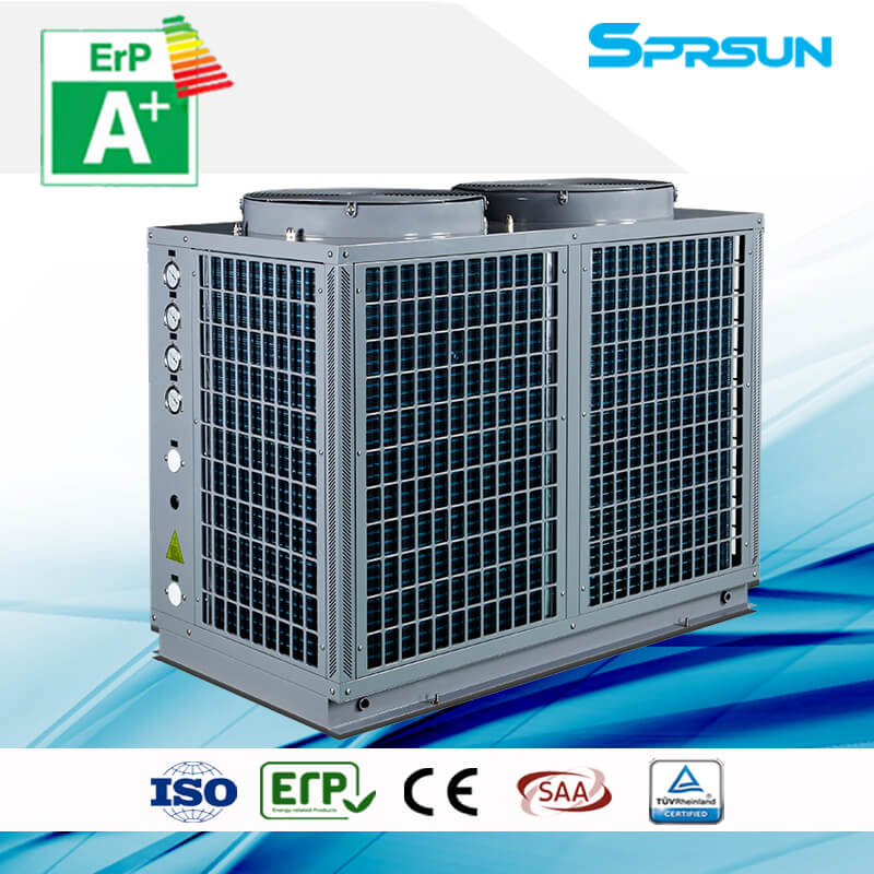 28KW-40KW -25℃ EVI Air Source Heat Pump for Cold Weather Hot Water & Underfloor Heating 