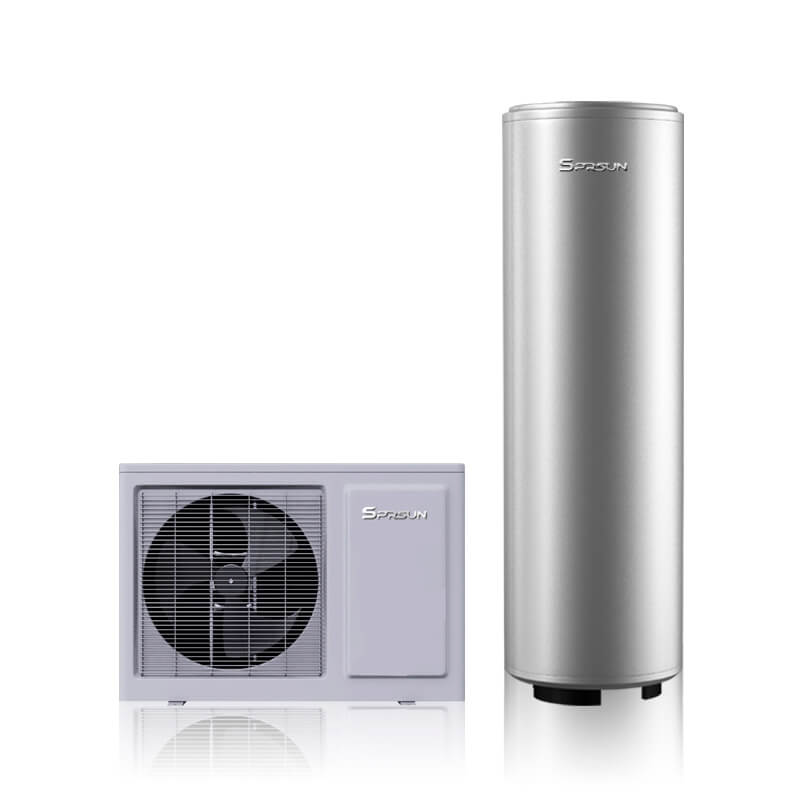 3.8-7.2KW R410A Mini Split Domestic Air Source Heat Pump Water Heater 