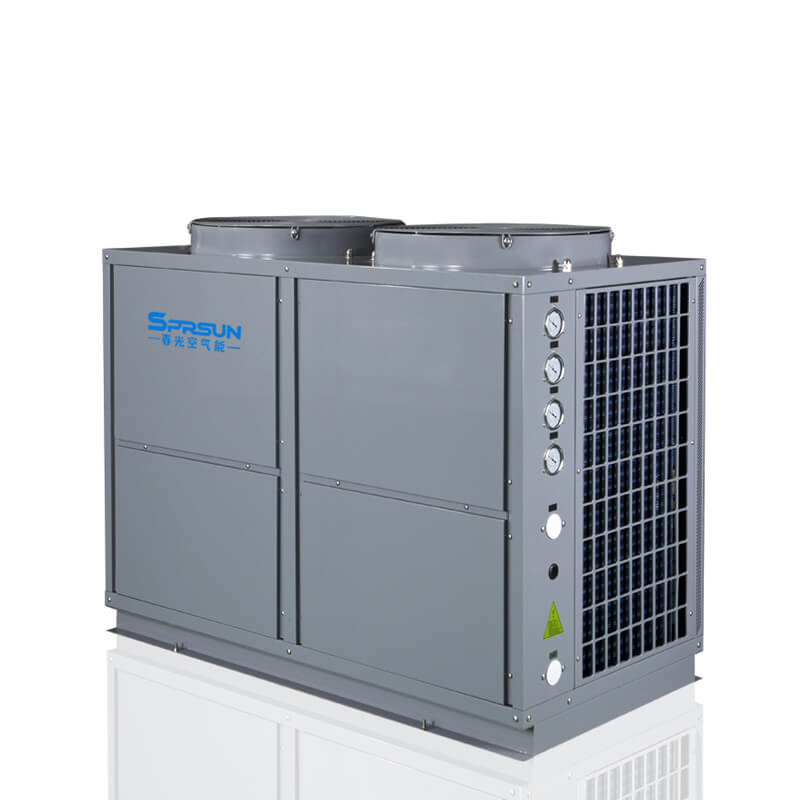 37KW 45KW Commercial Air Source Heat Pump for Water Heater and Room Heating